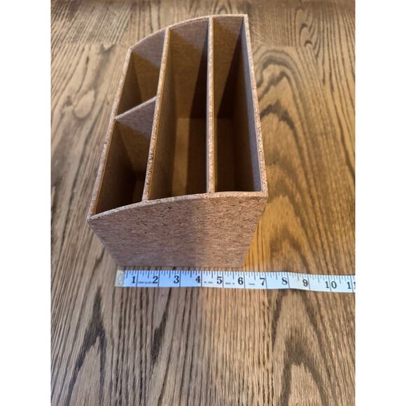 CORK 4 Compartment Desk Letter Organizer - Picture 8 of 8